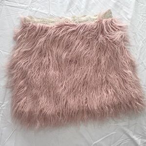 Sold out, free people NWT, fluffy pink skirt